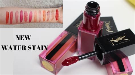 ysl bain de corail|YSL Water Lip Stain Swatches and Review .